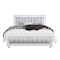 Global Furniture Usa Transitional Glam Marble, Metallic Santorini White Full Bed 3042 - alternate 1